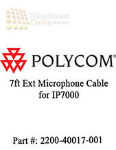 Cables (2) for SSIP7000 EX mic kit.� Each is 7 feet / 2.1 meters long. Does not include Brazil. Country groups: 1, 2, 3, 5, 6, 7.