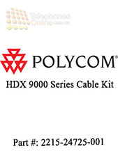 Cable kit for HDX 9000 series:HDCI-f to 5xBNC-f+DB9-f, 1' ; DVI-A-m to 5xBNC-f, 1'; Walta to RJ45 socket 18"; S-Video to 2xBNC-m, 1'; Walta to Walta, 7.6m; HDCI-m to HDCI-m, 10m; RJ45 5E, 3.66m; Phoenix to 2xRCA-f, 1'; 2xRCA-m, 25'; RJ11, 12'