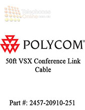 CABLE - VSX Conference link cable, 50', used from the codec to the first device on the table, has ferrite, RoHS