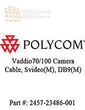 Camera cable. HDCI(M) to Svideo(M) and DB9(M). Connects Vaddio70/100 and Sony VC-C50i (with EZ camera VISCA cable shoe) to HDX series codec as main or secondary camera.  3m