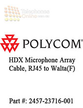 Cable, HDX microphone array cable RJ45 to Walta(F) adapts HDX microphone cable to HDX 9000 series codecs