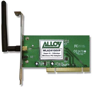 Wireless LAN 108Mbps PCI Network Adapter
