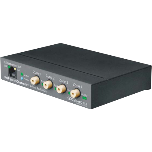 VoIP Zone Controller, 4 Port line level audio out