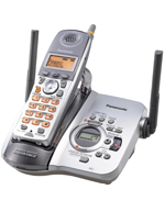 Cordless, Panasonic kx-tg5931 Stylish 5.8GHz Phone