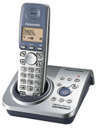 Cordless, Panasonic KX-TG1855ALS Stylish 1.8 GHz Phone  -