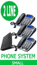 SMALL BUSINESS PHONE SYSTEM, 2 Lines up to 6 Handsets (included is Message onhold Auto Attendant,) this DIY Small Business Phone system can connect cordless handsets as well, Review this Feature packed small Business Phone System