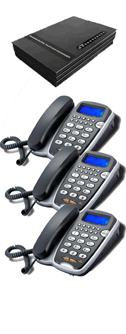 SMALL BUSINESS PHONE SYSTEM, 3 Lines up to 8 Handsets