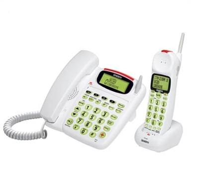 SSE17+1 Cordless, Uniden Stylish 2.4 GHz ivory coloured phone AGED CARE