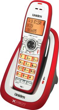 Uniden XDECT 7015 Red - XDECT� Extended Digital Technology Cordless Phone System