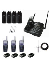 Engenius Freestyle Quad Pack-20 1 x One Line Base, 4x Handsets, 4x chargers, 4x Batts, 4x Short HS Ants, 4x Long HS Ants, 4x FS Pouches, 1x AK20L external ant