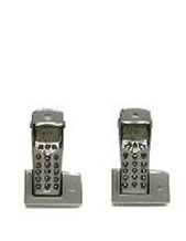 2 line home phone System - 2 Lines - 15 DECT CORDLESS Phones AND/OR Wireless DESK Phones-AN208