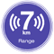 7km Radio Range Long Distacne 2 Way Radio