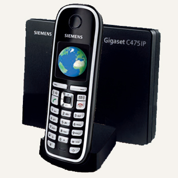 C475IP VoIP Siemens Cordless and fixed-line phone for up to 3 parallel calls