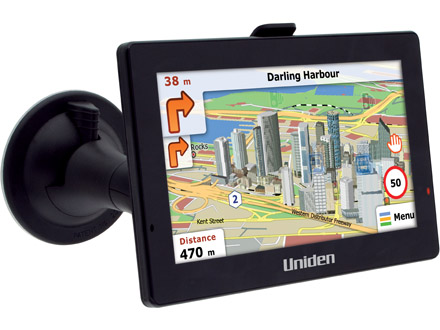 Uniden TRAX 5000 5.0" HD GPS Car Navigation System
