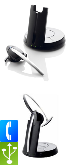 Wireless GN9350 Premium Digital Headset including USB