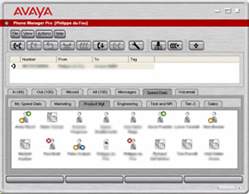 Avaya Phone Manager PRO LICENCE for ONE USER application offers control of the telephone from the user's Desktop PC (ONE LICENCE)