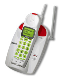 Cordless, Uniden SE15 Stylish 2.4 GHz ivory coloured phone