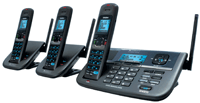 Uniden XDECT R055 + 2  Repeater (R) Series Extended Digital Technology Cordless Phone System