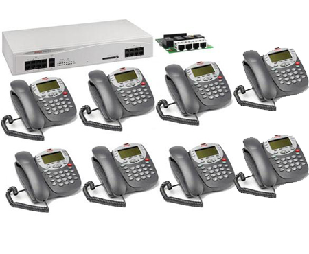 AVAYA IP Office Plus Package   4 Lines, 8 Handsets, 2 Standard Phones, expandable to 8 Digital Telephones Handsets.