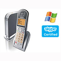 Call for free - Philips VoIP-321 Skype DECT Cordless Dual Phone NEW, make free Skype calls as well as normal landline calls, you can see who is on-line.