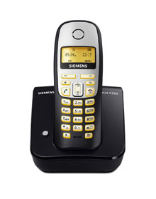 Siemens Gigaset A260 is perfect for making handsfree phone calls and keeping in touch, handsfree phoning capability
