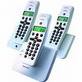 Telstra Phone Model 6100A +2 DECT CORDLESS Including 2 additional cordless handsets, chargers& integrated digital answering machine