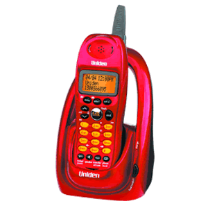 Uniden WDECT 3315 Cordless phone (Red)