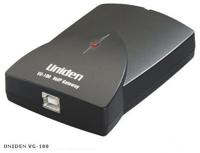 SKYPE� VoIP Gateway � Plug In Your Existing Phone and Use SKYPE� Straight Away , Uniden VG100