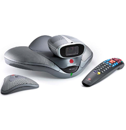 Video Conferencing VSX 5000 IP With Digital Pan -Tilt-Zoom capabilities suitable for smaller meeting rooms.
