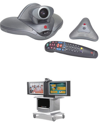 Video Conferencing VSX 6000 Set-top video conferencing system for small groups of three to seven people . A real space-saver, it sits conveniently on top of TVs, high-resolution plasma screens, or LCD displays, audio-only callers through ISDN or the Sound