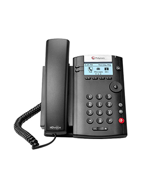 Polycom VVX 201 2-line Desktop Phone with HD Voice (Microsoft Skype for Business/Lync Edition)