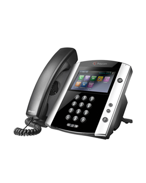 Polycom VVx 600 POE 16-line Business Media Phone with built-in Bluetooth and HD Voice (2200-44600-025)