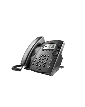 Polycom VVX 300 6-line Desktop Phone with HD Voice (Microsoft Skype for Business/Lync Edition)