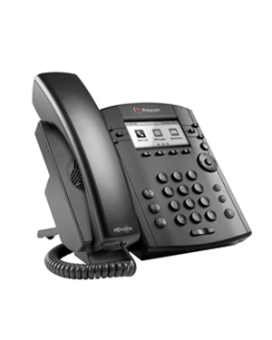 Polycom VVx 300 POE 6-line Desktop Phone with HD Voice (2200-46135-025)