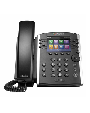 Polycom VVx 400 POE 12-line Desktop Phone with HD Voice (2200-46157-025)