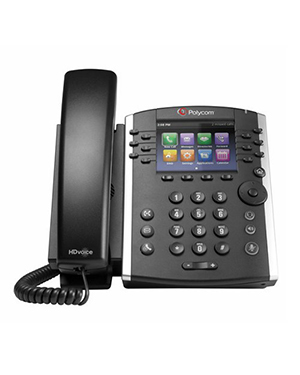 Polycom VVx 410 POE 12-line Desktop Phone Gigabit Ethernet with HD Voice (2200-46162-025)