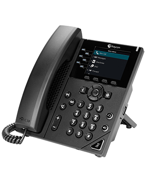 Polycom VVX 350 6-line Desktop Business IP Phone (PoE ONLY)