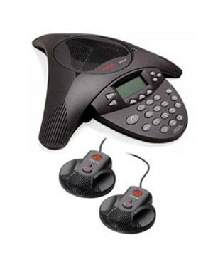Avaya 4690 IP Soundstation Conference Phone Incl Pair Microphones and POE (Refurbished)