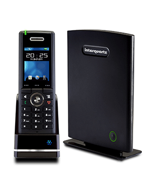 Interquartz 1 IQ8600 Wideband Base, 5 Handsets