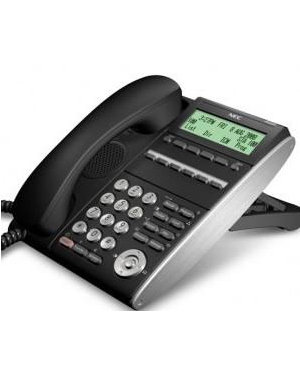 NEC DT710 6-button Black IP Telephone (Refurbished)