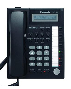 Panasonic KX-T7667AL Black Digital Telephone
