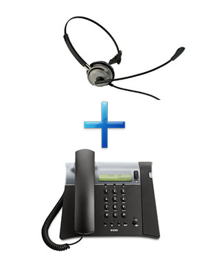 Analogue Business Phone with Headset