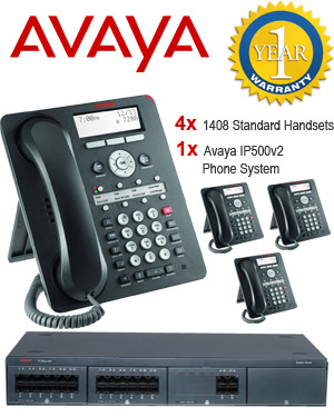 Avaya IP500 Phone System with 4 Handsets Avaya IP500 Phone System with 4 Handsets