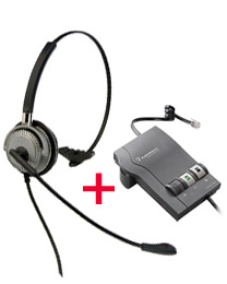 BTC M501 Corded Headset plus Plantronics M22 headset amplifier BTC M501 Corded Headset plus Plantronics M22 headset amplifier