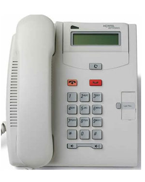 Commander Nortel Telephone T7100 (GRY) NT8B25AAAN - Dolphin Grey (Refurbished)