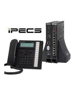 LG Ericsson iPECS LIK50B Phone System with 4 BRI ISDN Phone Lines & 6 IP Phones 