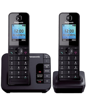 Panasonic KX-TGH222 Cordless Phone TWIN