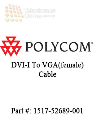 Polycom DVI-I To VGA(female) Cable Polycom DVI-I To VGA(female) Cable