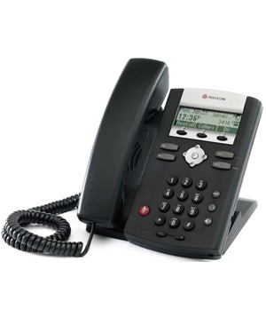 Polycom SoundPoint IP 321 IP Phone 2-line SIP desktop phone with single 10/100 Ethernet port and PoE support