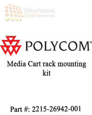 Polycom Media Cart rack mounting kit, 2583-26914-001 Polycom Media Cart rack mounting kit, 2583-26914-001